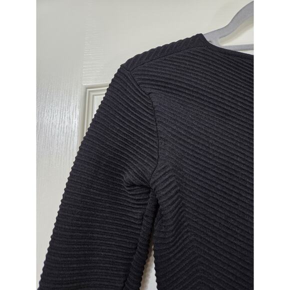 Torn by Ronny Kobo Revolve Black Nightingale Rib Knit Bodycon Dress, Size Small - Picture 10 of 12